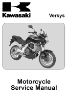 2007-2009川崎Versys650维修手册异兽650