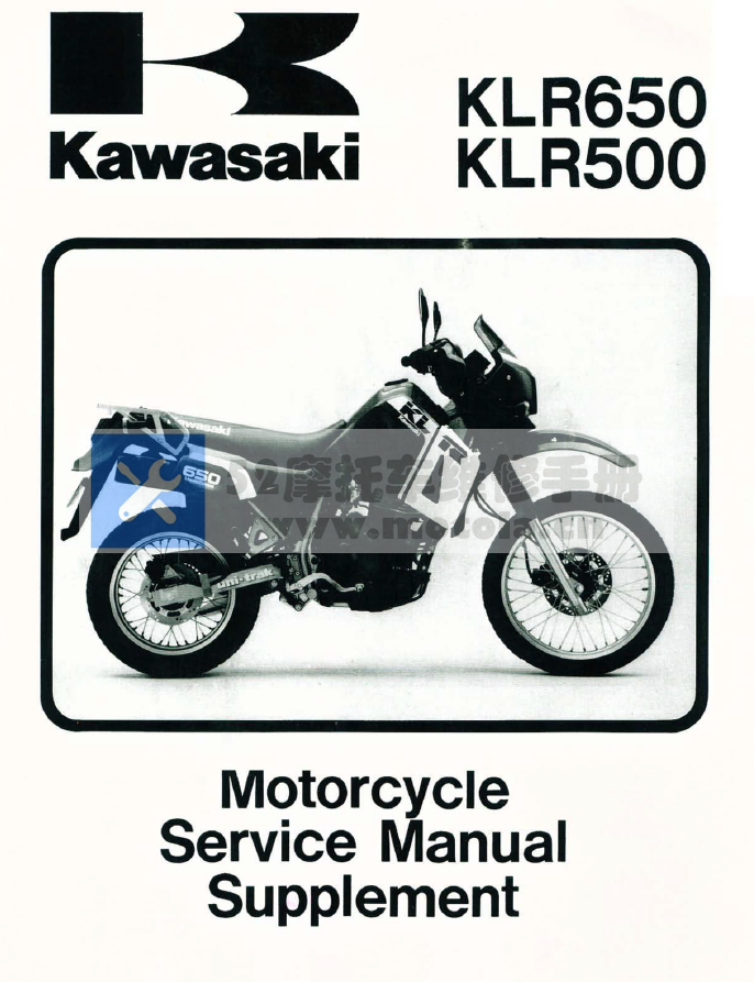 1987-2002川崎KLR650R维修手册插图2