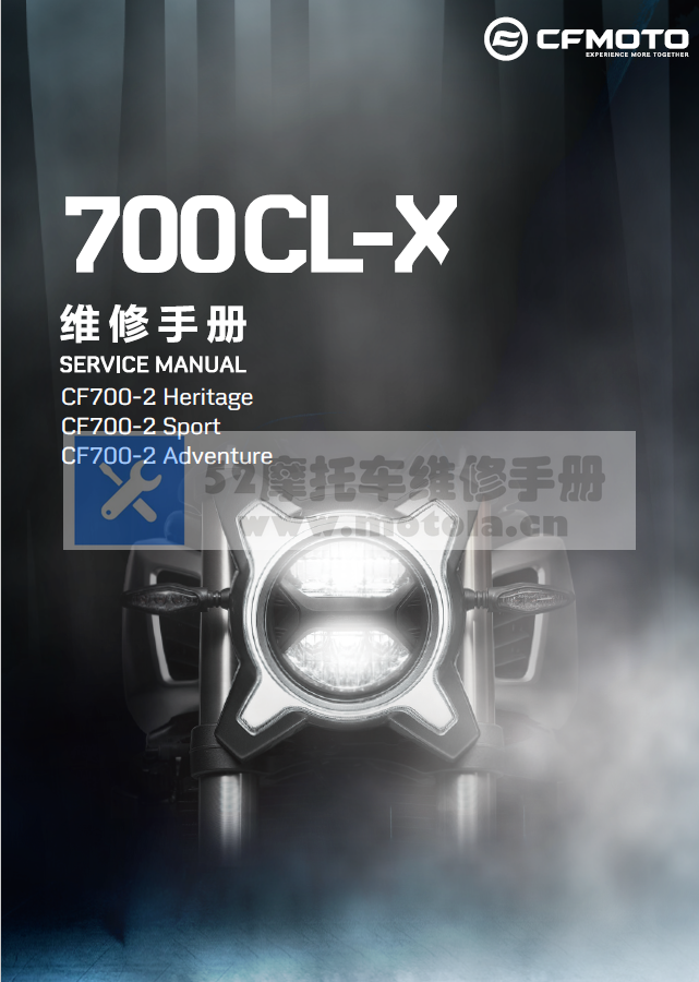 2022春风700CL-X Heritage维修手册楚留香CF700-2系列(6GUV-WX-01)插图3