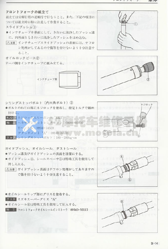 铃木RF400维修手册及备件目录插图1