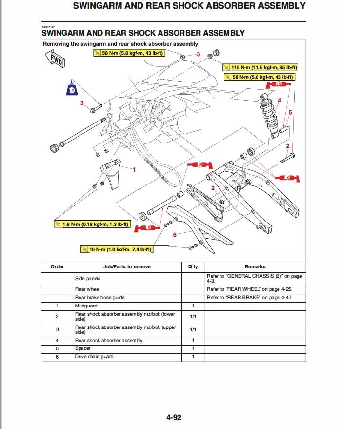 2019-2021雅马哈R3维修手册YZF-R3插图4