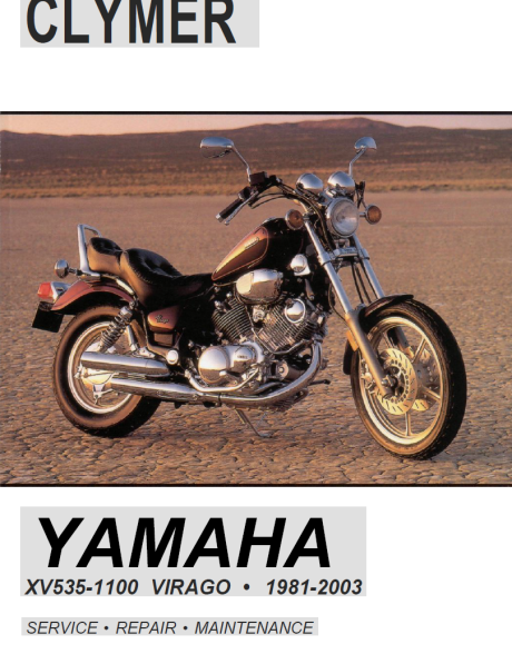 1981-1994雅马哈XV700Virago维修手册VX535Virago-VX100