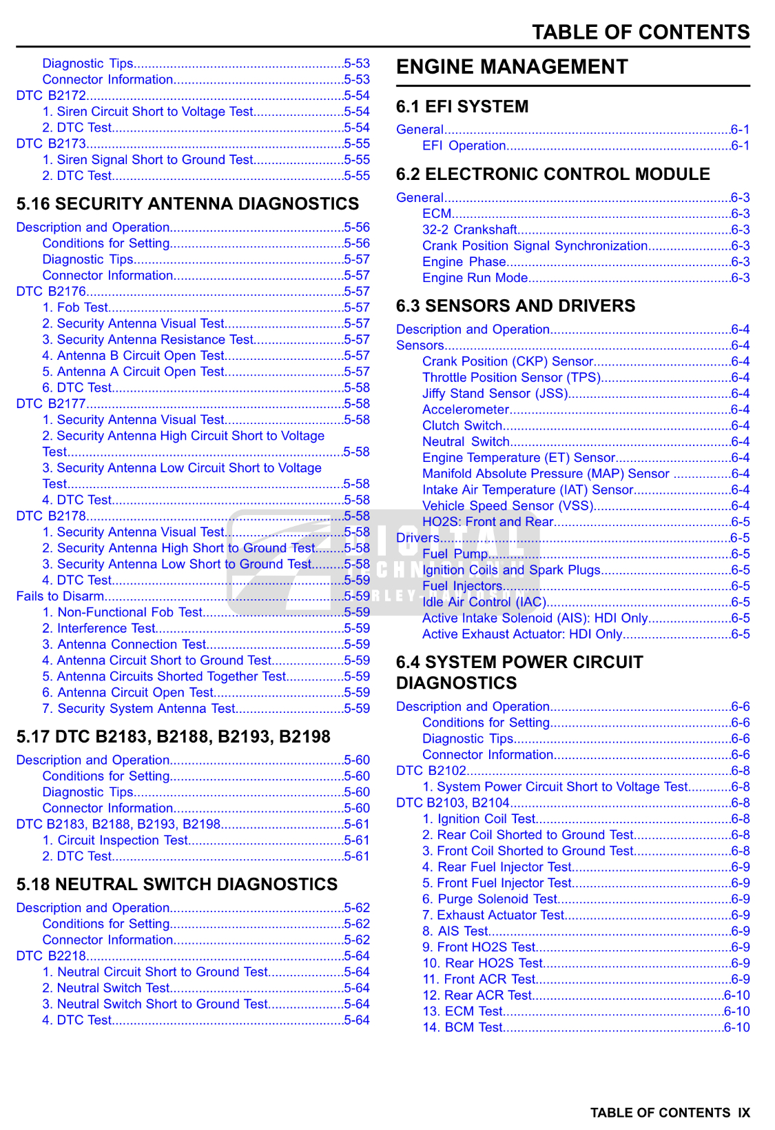 2014哈雷 Dyna 戴纳车型服务和电气诊断手册插图1