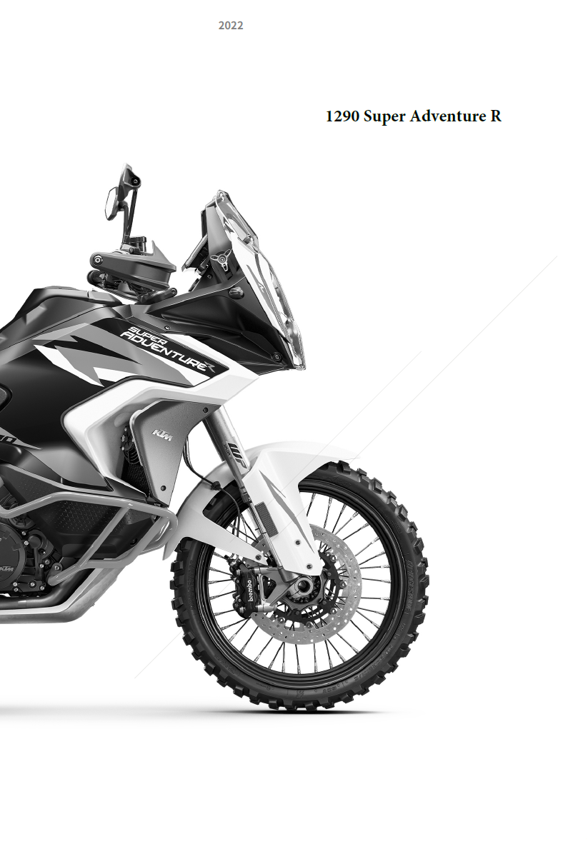 2022KTM1290 Super Adventure R 维修手册KTM1290ADV