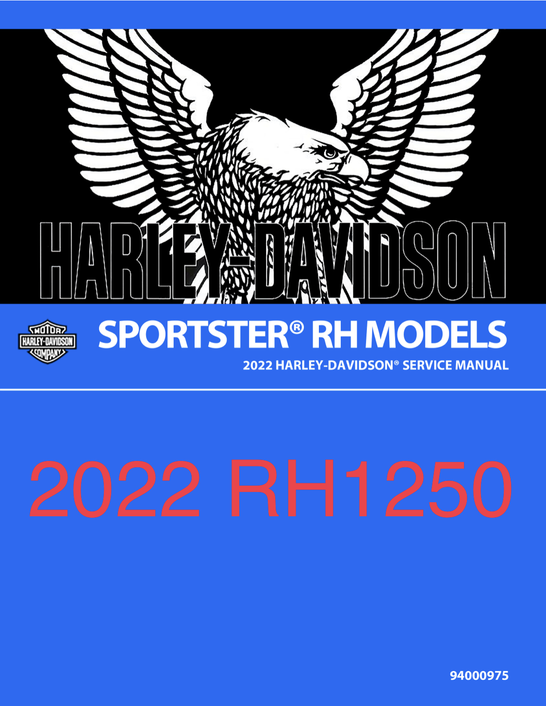 2022 哈雷戴维森 SPORSTER RH1250S 服务手册插图