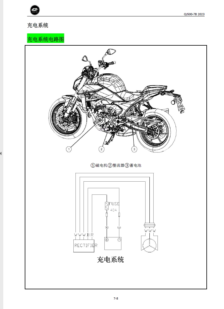 钱江追550维修手册QJ500GS-7B插图6