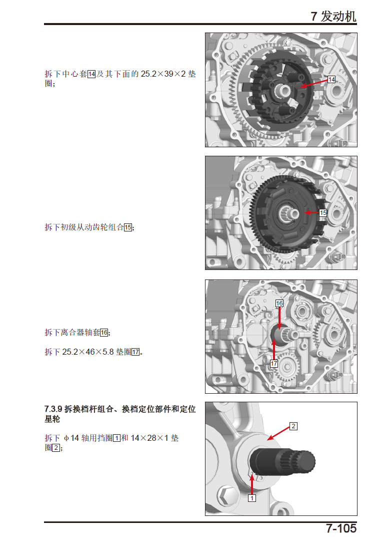 春风450SR-S维修手册CF400-9(单摇臂)插图5