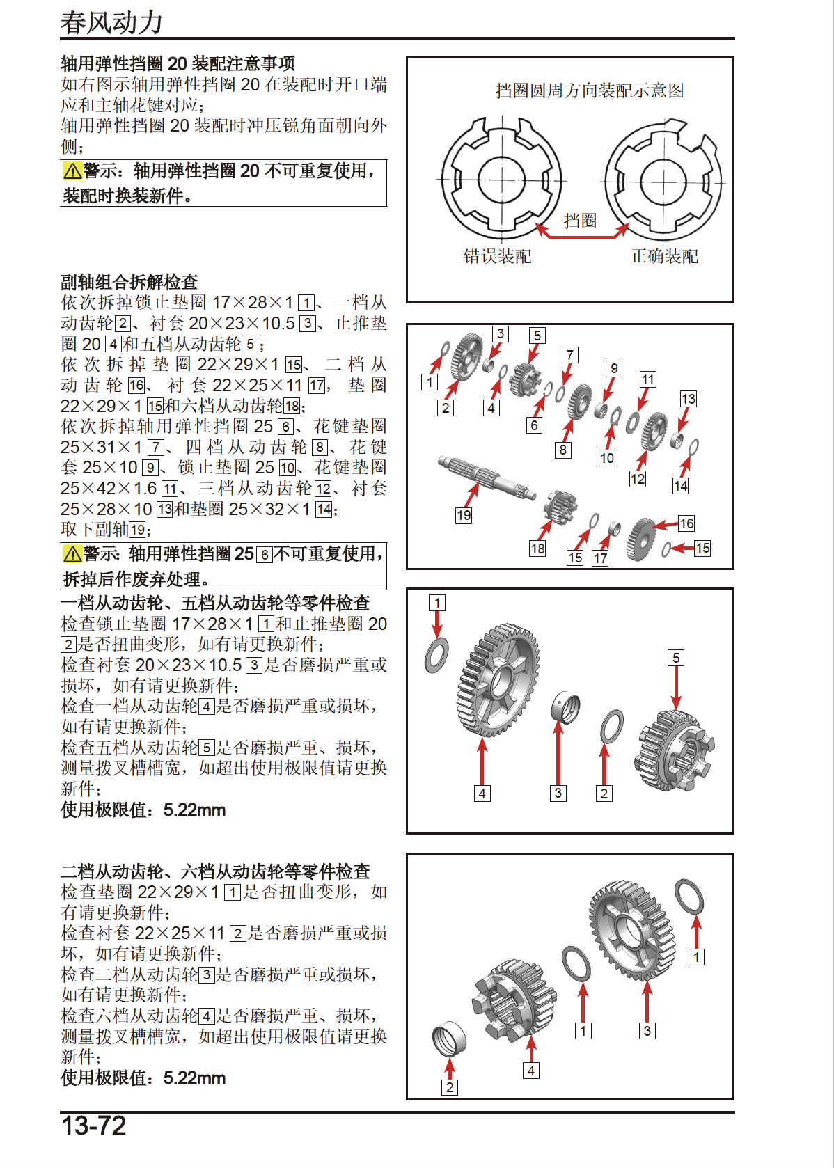 春风250CL-C维修手册CF250-12插图6