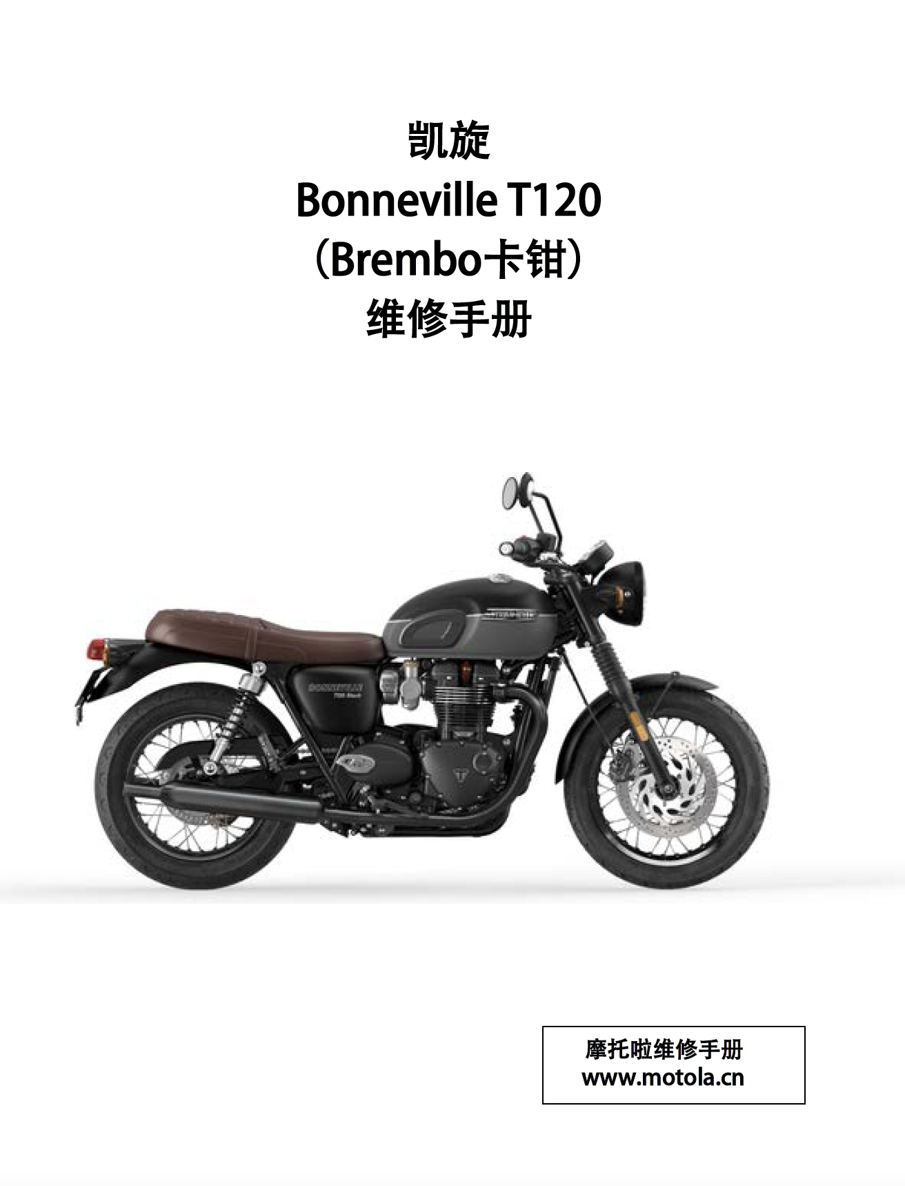 凯旋 Bonneville T120维修手册（Brembo卡钳）