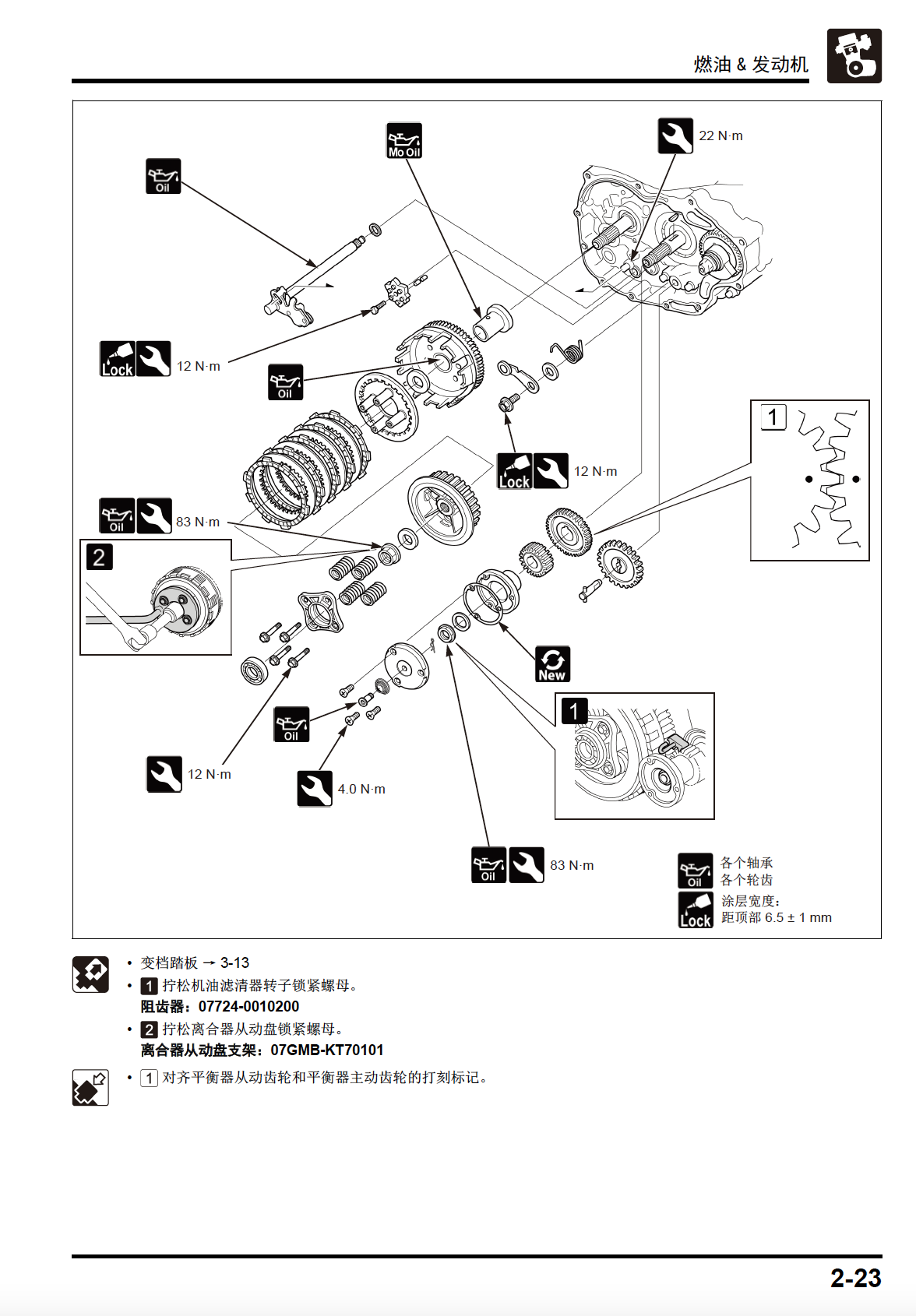 本田CBF190TR维修手册SDH175-10插图3