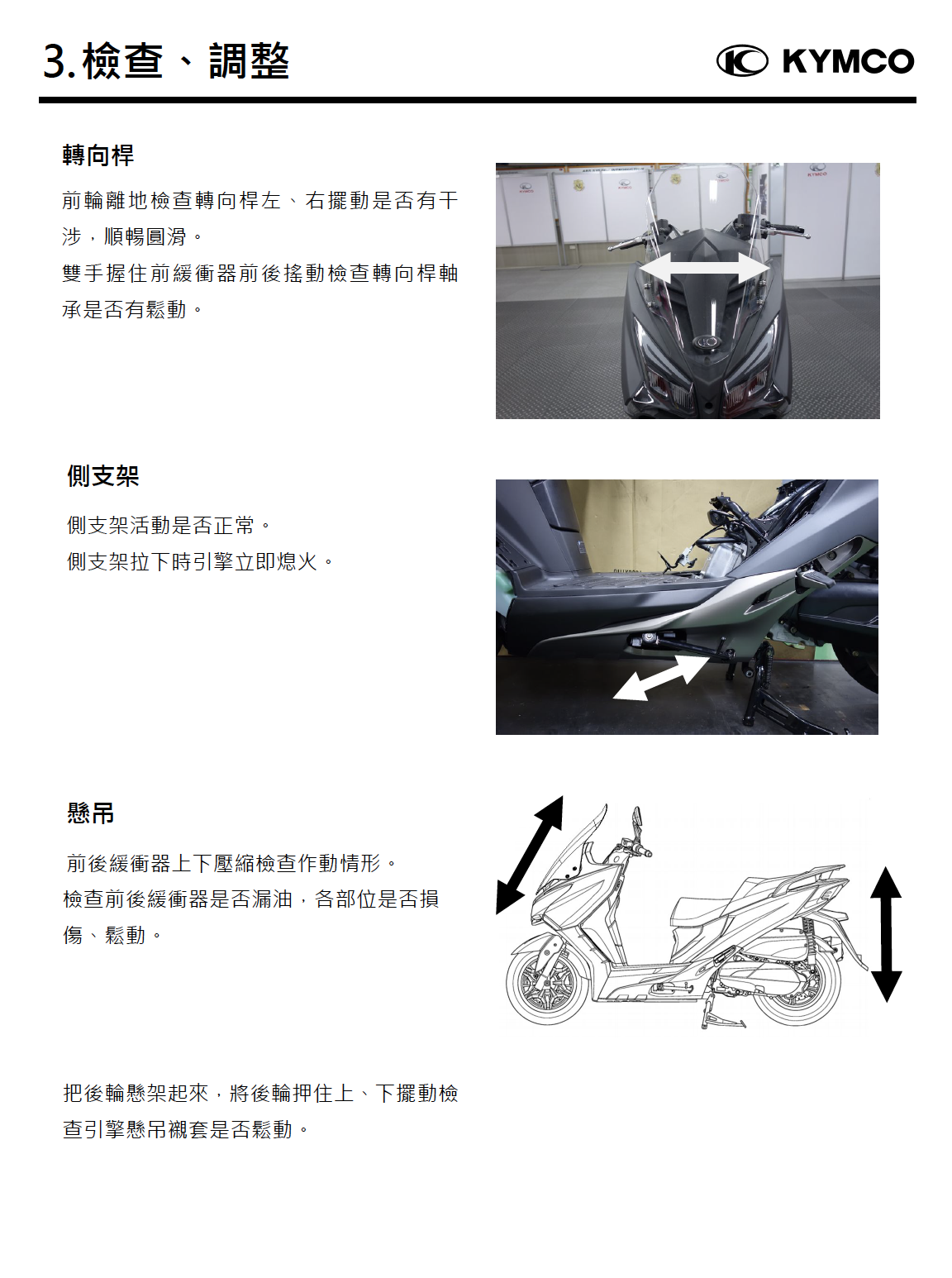 光阳赛艇CT300维修手册插图