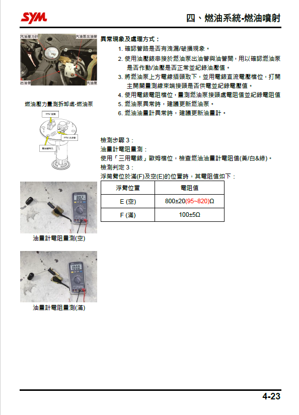 三阳JET125SL维修手册插图8