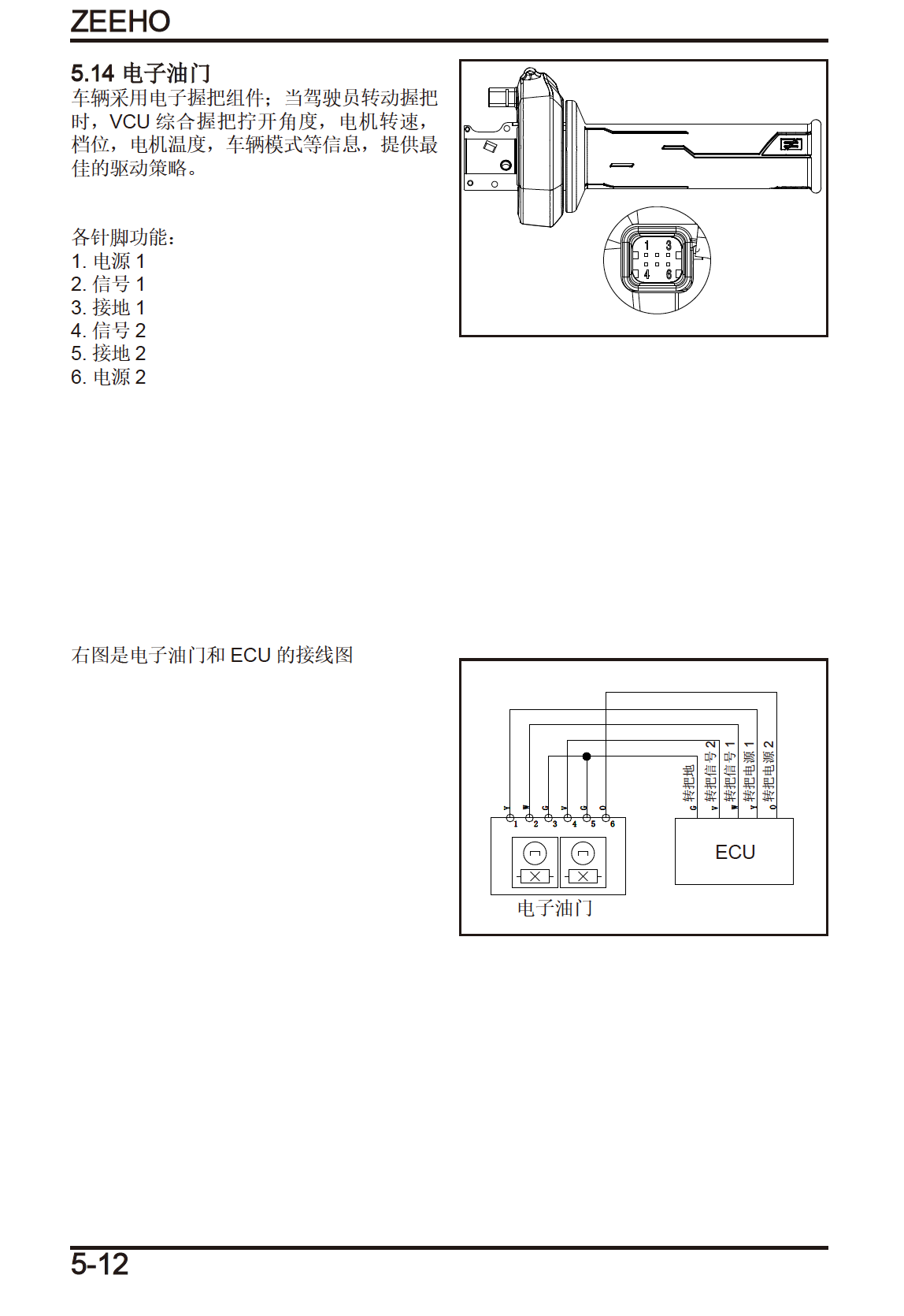 极核AE8维修手册ZH5000DT两轮电动踏板摩托车插图2