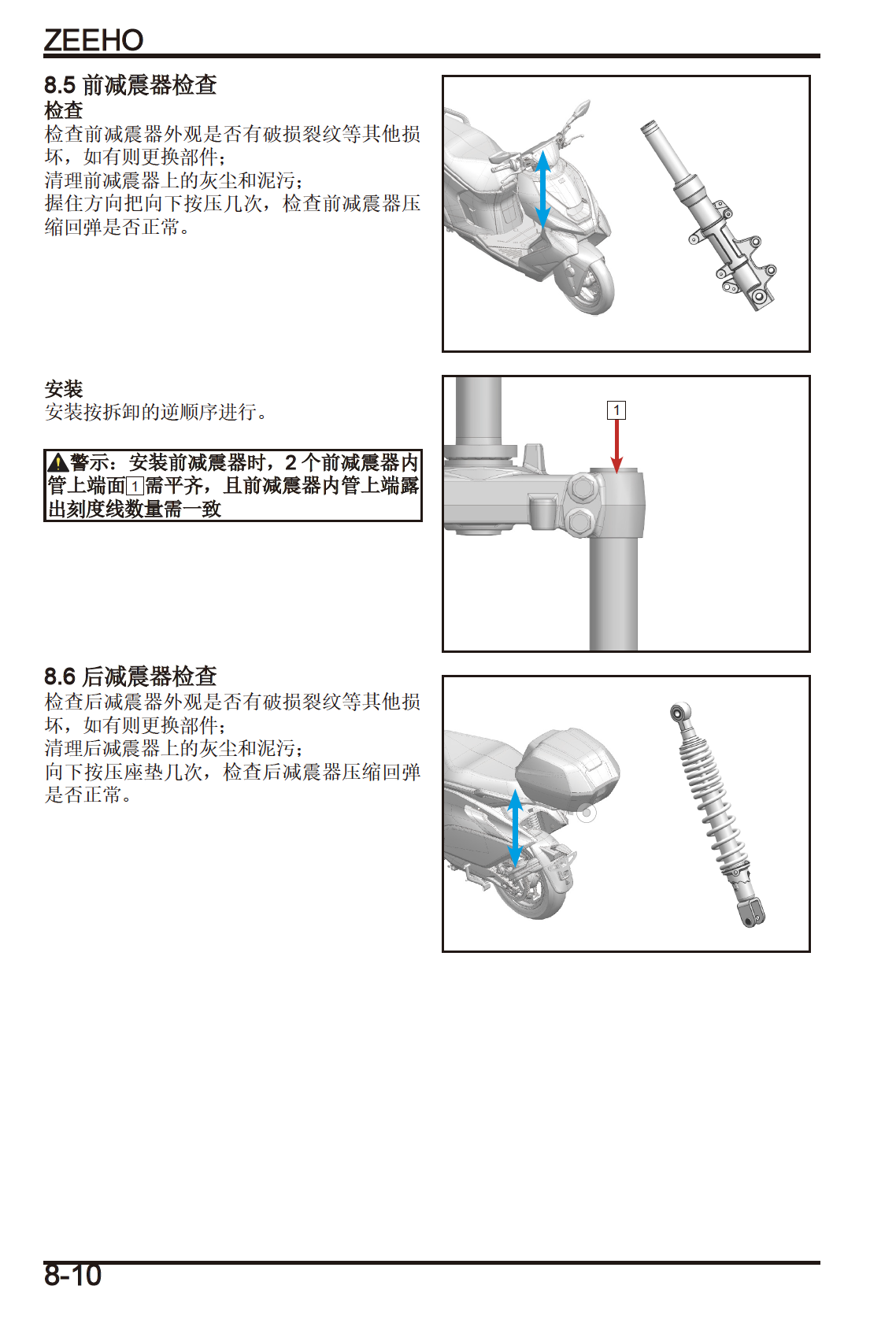 极核AE8维修手册ZH5000DT两轮电动踏板摩托车插图4