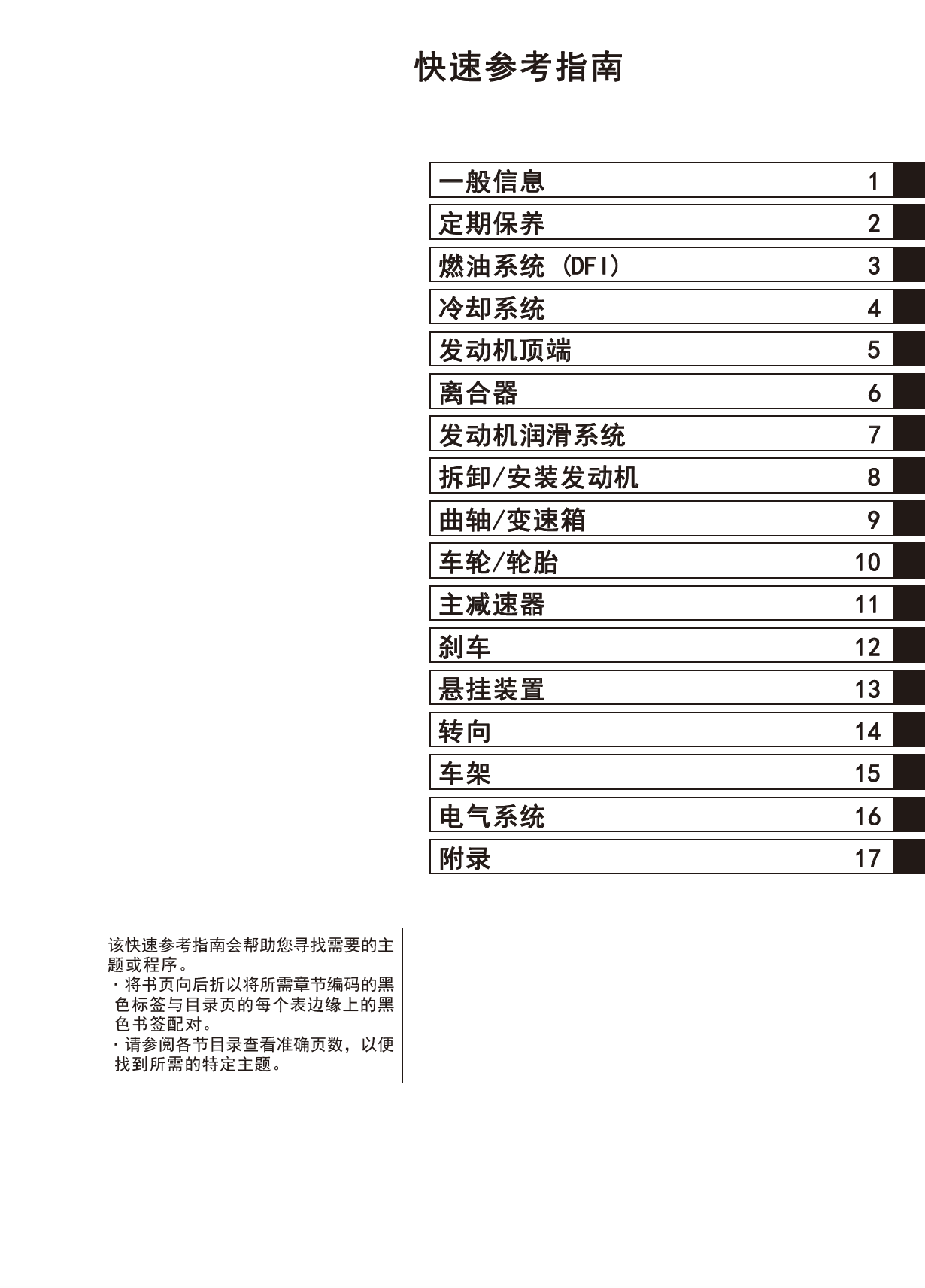 官方中文2017-2024川崎Z900维修手册插图1