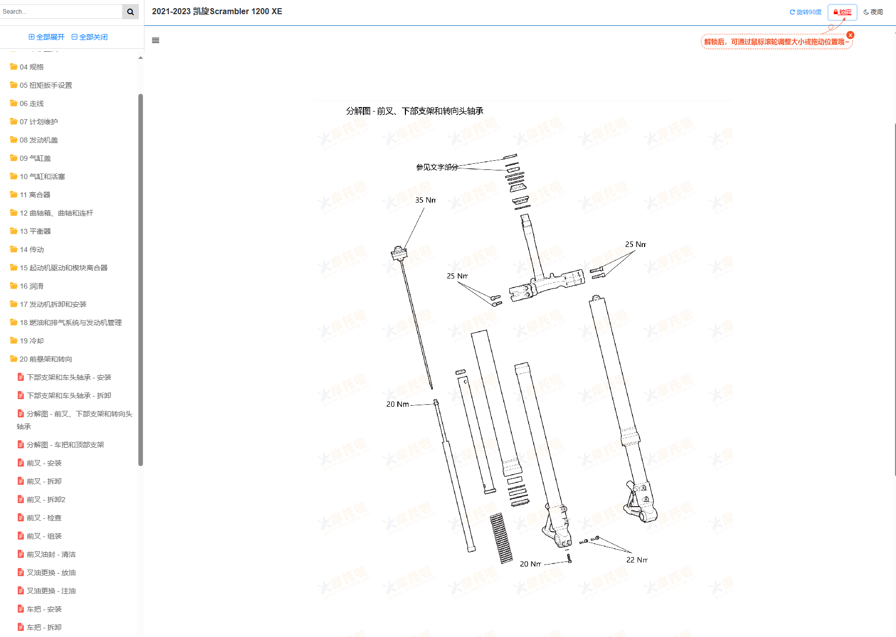 2021-2023 凯旋Scrambler1200XE维修手册大攀爬1200插图7